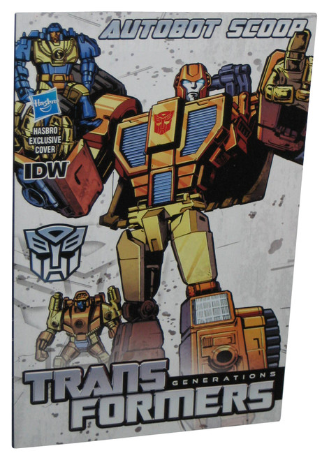 Transformers Generations IDW Autobot Scoop Hasbro Exclusive Cover Comic Book
