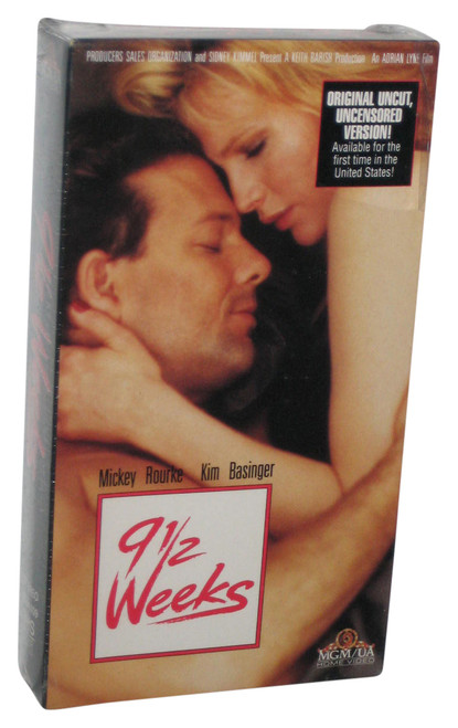 9 1/2 Weeks Mickey Rourke & Kim Basinger Vintage VHS Tape