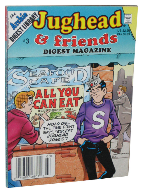 Archie Jughead & Friends Digest Library Magazine Comics Book Issue #3