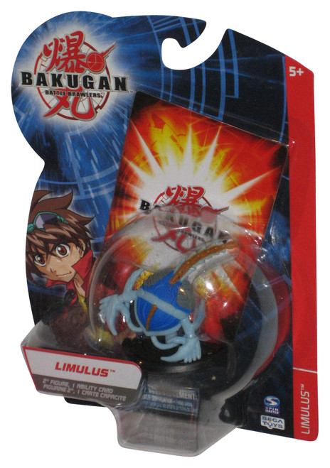 Bakugan Battle Brawlers (2008) Spin Master Limulus 2-Inch Figure w/ Ability Card