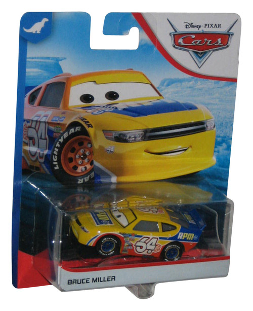 Disney Cars Movie Dinoco 400 (2018) Yellow Bruce Miller Die-Cast Toy Car