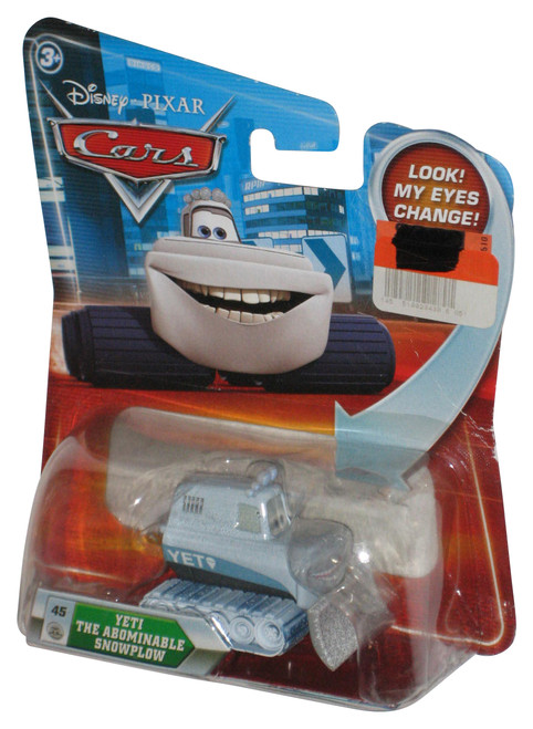 Disney Movie Cars Lenticular Eyes Change Yeti Abominable Snowplow Toy Car #45