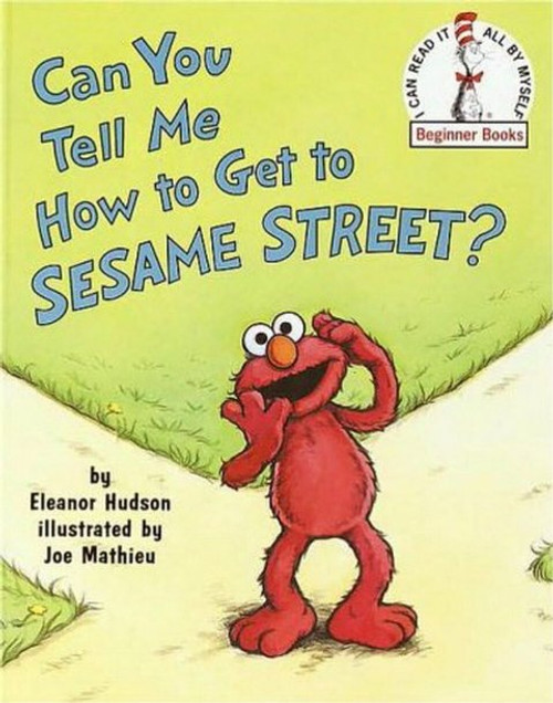 Dr. Seuss How To Get To Sesame Street (1997) Hardcover Book