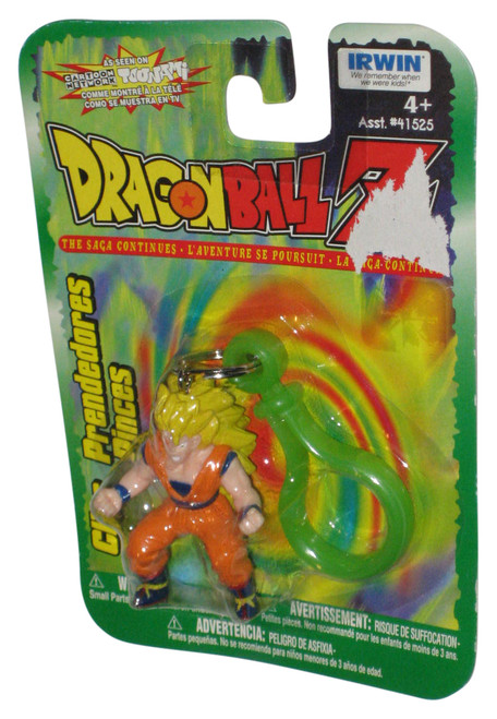 Dragon Ball Z Super Saiyan Goku 3 Irwin Toys (1999) Mini Figure Keychain w/ Clip
