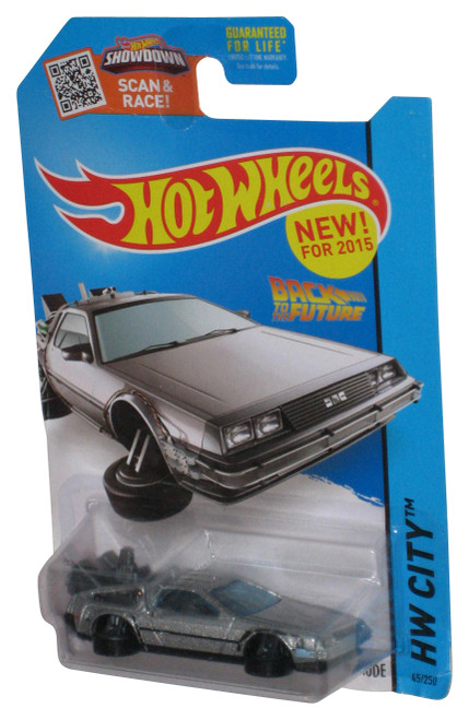 Hot Wheels HW City (2015) Back To The Future Time Machine Hover Mode Car 45/250 - (Damaged Card)