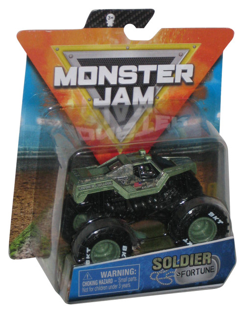 Hot Wheels Monster Jam Legacy Trucks Soldier Fortune (2020) Die-Cast Toy Truck - (Cracked Plastic)