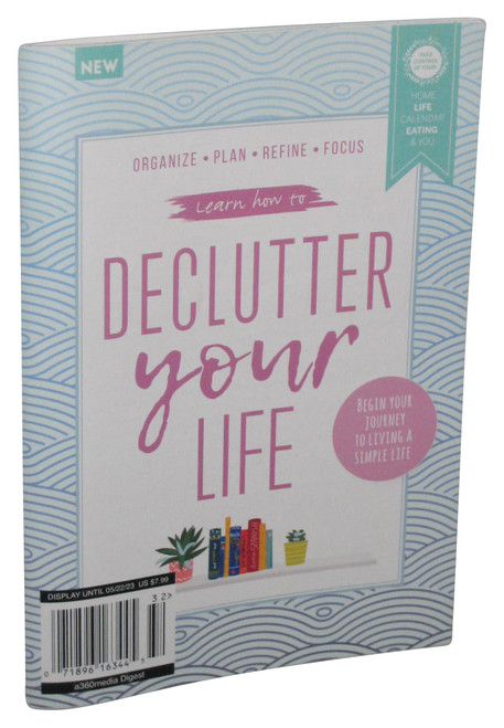 Learn How To Declutter Your Life Magazine Paperback Book - (Organize, Plan, Refine & Focus)
