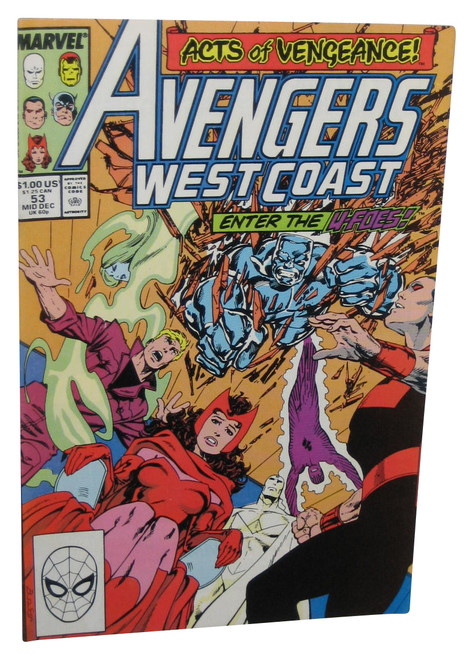 Marvel Avengers West Coast Acts of Vengeance (1989) Comic Book Issue #53
