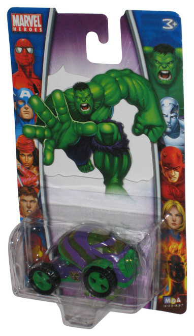 Marvel Heroes MGA Incredible Hulk (2006) Green Toy Car H25 - (Dented Plastic)