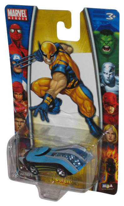 Marvel Heroes MGA X-Men Wolverine (2006) Blue & Black Toy Car W501