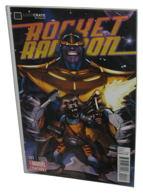 Marvel Rocket Raccoon Lootcrate Exclusive Variant Comic Book #1 - (Thanos Cover)