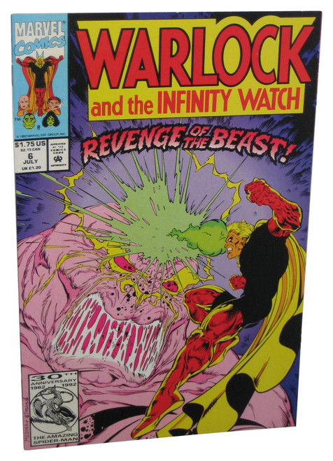 Marvel Warlock and The Infinity Watch Revenge of The Beast (1992) Comic Book Issue #6