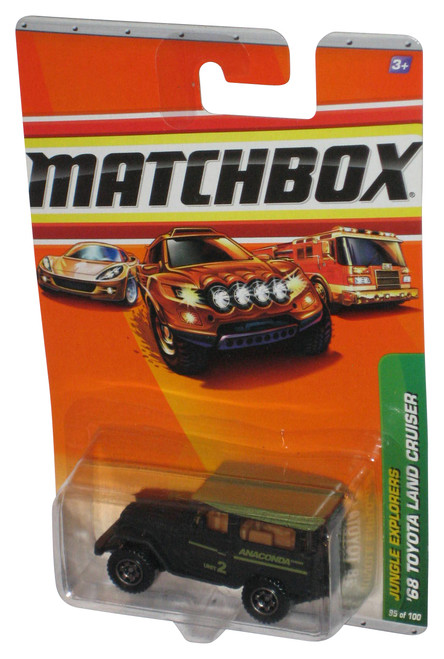 Matchbox Jungle Explorers (2009) Green '68 Toyota Land Cruiser Toy 95/100