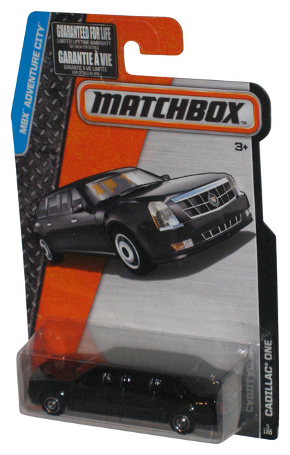 Matchbox MBX Adventure City (2015) Black Cadillac One Toy Car #5/120