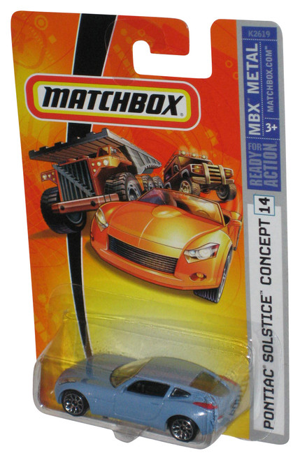 Matchbox MBX Metal (2006) Blue Pontiac Solstice Concept Toy Car #14