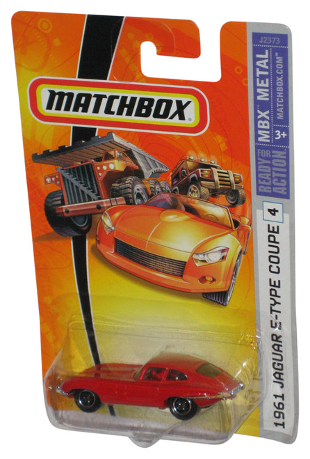 Matchbox MBX Metal (2006) Red 1961 Jaguar E-Type Coupe Toy Car #4