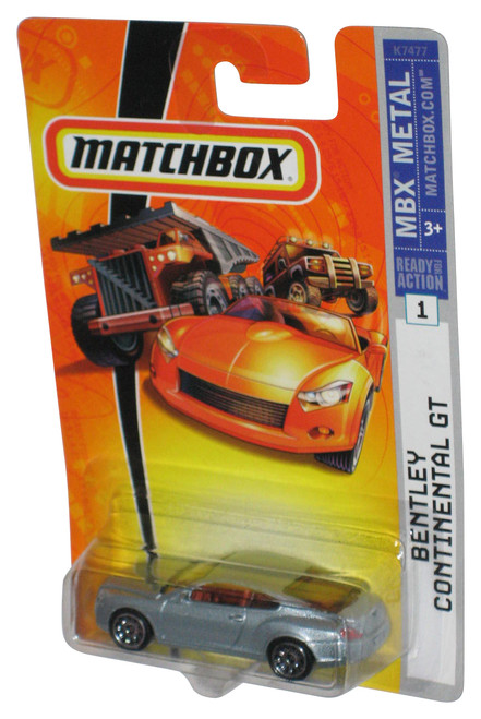 Matchbox MBX Metal (2007) Silver Bentley Continental GT Toy Car #1