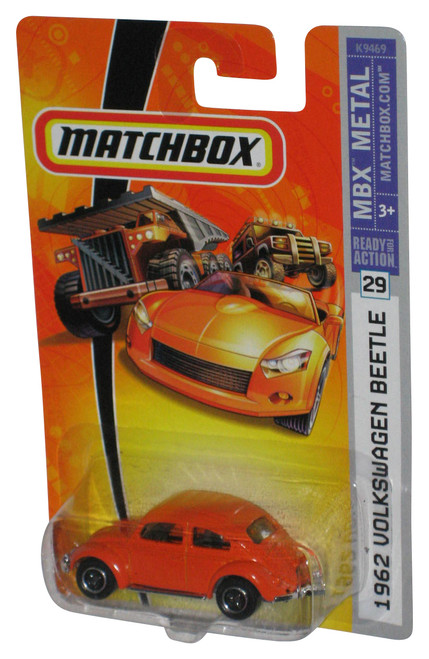 Matchbox MBX Metal Ready For Action (2006) Orange 1962 Volkswagen Beetle Toy Car #29