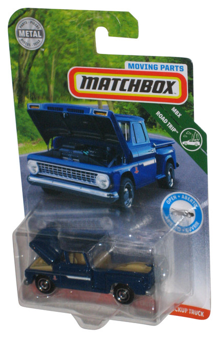 Matchbox MBX Road Trip (2018) Blue '63 Chevy C10 Pickup Truck Toy
