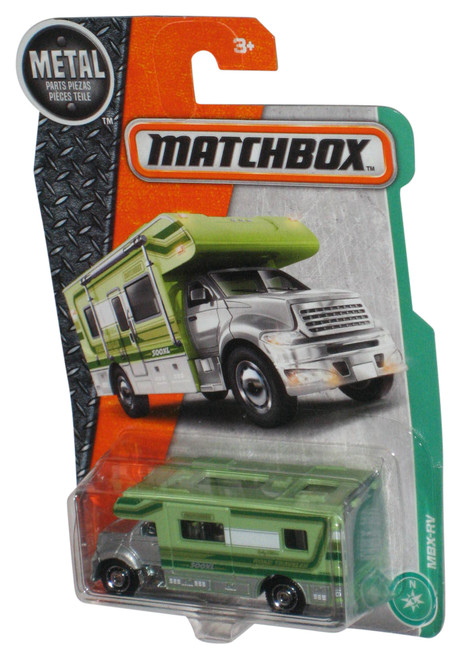 Matchbox MBX-RV (2016) Mattel Green Metal Die-Cast Toy Vehicle 82/125