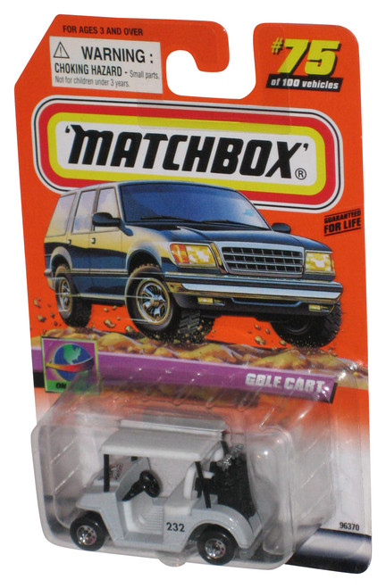 Matchbox On Tour (1999) Grey Golf Cart Toy Vehicle #75/100
