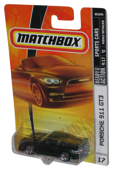 Matchbox Sports Cars (2007) Green Porsche 911 GT3 Toy Car #17