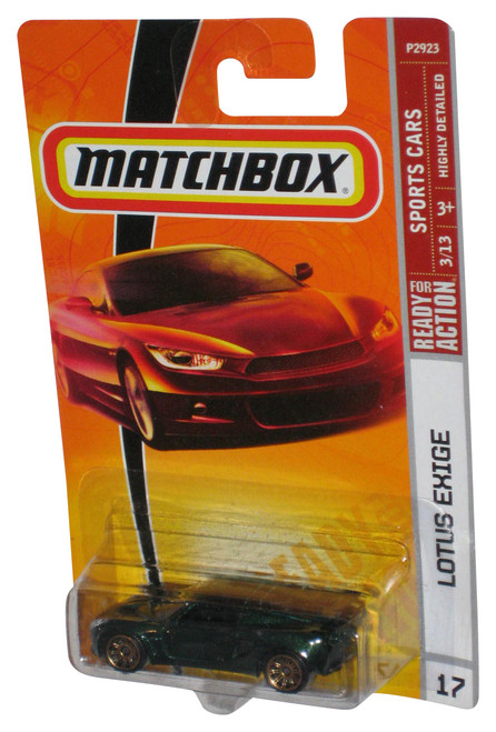 Matchbox Sports Cars (2008) Green Lotus Exige Toy Car #17