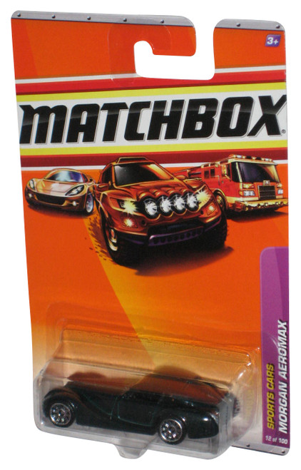 Matchbox Sports Cars (2009) Black Morgan Aeromax Toy Car #12/100