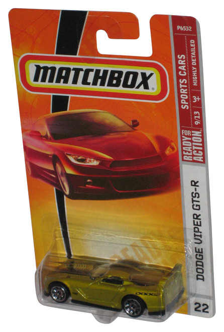 Matchbox Sports Cars 9/13 (2008) Mattel Dodge Viper GTS-R Toy Car #22