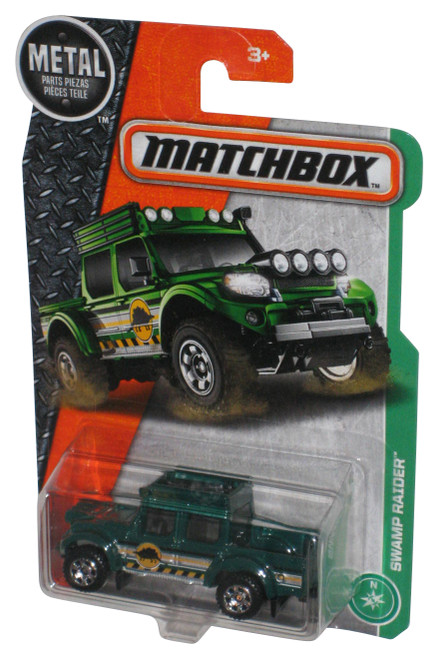 Matchbox Swamp Raider (2016) Mattel Green Die-Cast Toy Truck 115/125