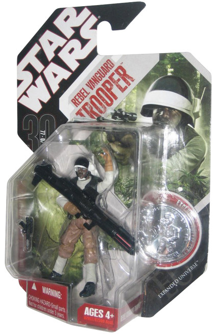 Star Wars 30th Anniversary (2007) Rebel Vanguard Trooper #53 Figure w/ Coin