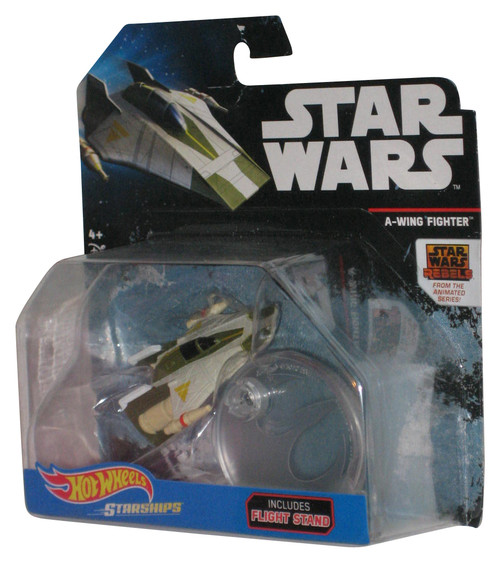Star Wars Hot Wheels Starship (2016) Mattel A-Wing Fighter Rebels Toy - (Tiny Tear)