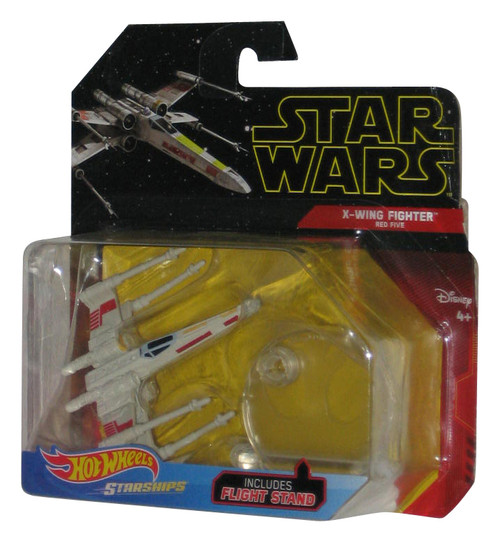 Star Wars Hot Wheels X-Wing Fighter Red Five (2018) Mattel Starships Toy - (Card Has Wear)