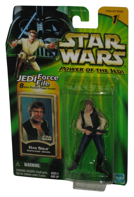 Star Wars Power of The Jedi (2000) Hasbro Han Solo Death Star Escape Action Figure