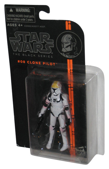 Star Wars The Black Series (2013) Clone Pilot Pink Highlights 3.75 Inch Figure #08 - (Plastic Loose From Card)