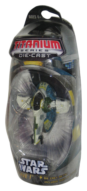Star Wars Titanium Series (2005) Slave I Jango Fett Die-Cast Toy Vehicle - (Dented Plastic)