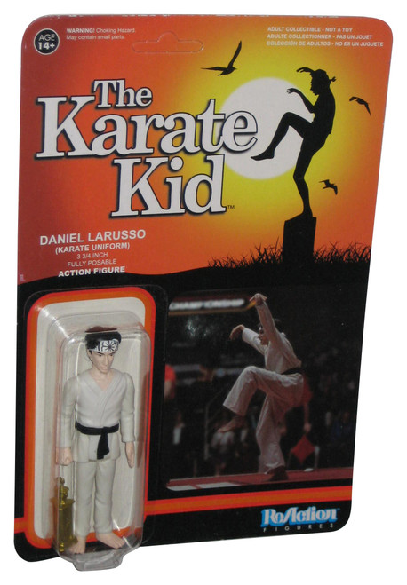 The Karate Kid Daniel Larusso Karate Uniform Reaction Funko 3.75 Inch Figure w/ Trophy