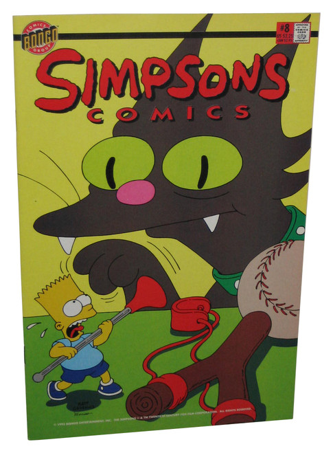 The Simpsons Bart & Scratchy Cover (1995) Bongo Comic Book Issue #8