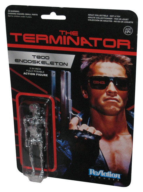 The Terminator Chrome T-800 Endoskeleton (2015) ReAction Funko 3.75 Inch Figure
