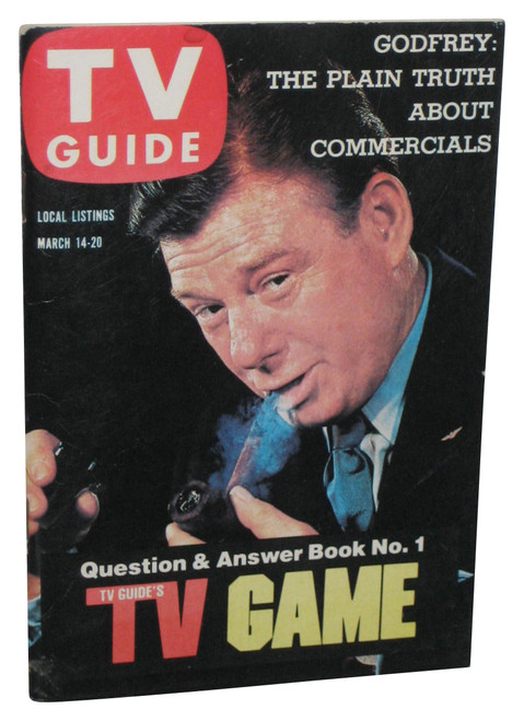TV Guide TV Game March 14-20 (1959) Magazine Book - (Arthur Godfrey-Illinois Cover)