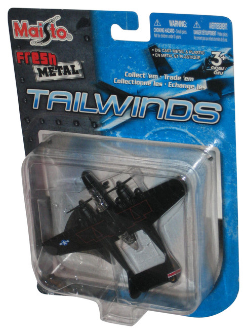 Maisto Fresh Metal (2007) Tailwinds P-61 Black Widow Black Die-Cast Toy Plane