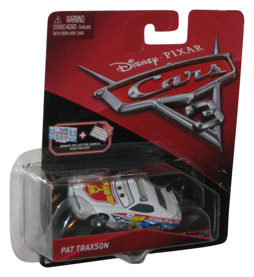 Disney Pixar Cars 3 Movie Pat Traxson Mattel Die Cast Toy Car - (Plastic Loose From Card)