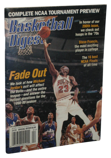 NBA Basketball Digest April 1999 Fade Out Michael Jordan Magazine Book