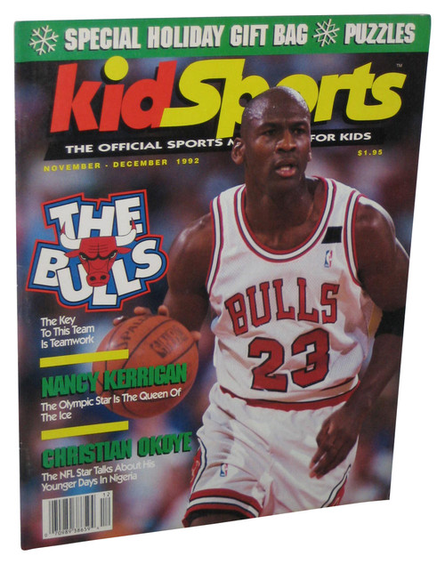 Kids Sports Official Nov/Dec 1992 Bulls NBA Basketball Michael Jordan Magazine Book