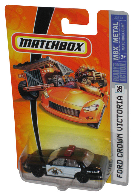Matchbox MBX Metal (2007) Ford Crown Victoria Police Highway Patrol Toy Car #26