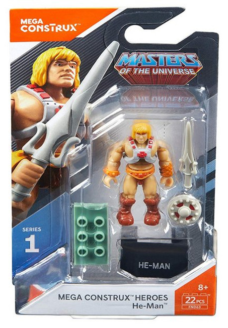 Masters of The Universe Mega Construx Heroes Series 1 He-Man Figure