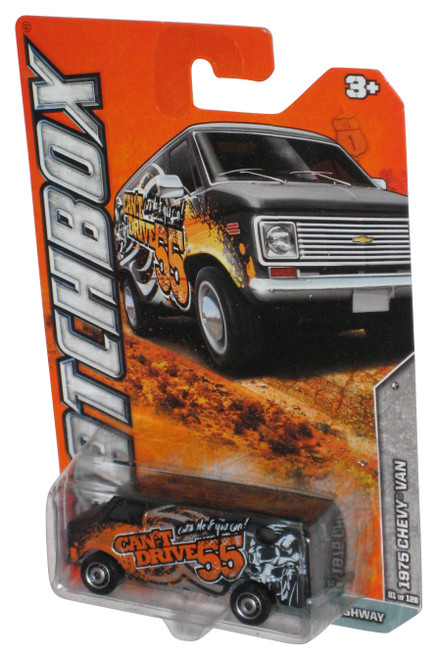 Matchbox Highway (2011) Black 1975 Chevy Van Die-Cast Toy 81/120