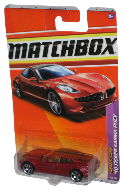 Matchbox Sports Cars (2010) Red '10 Fisker Karma Phev Car 1/100
