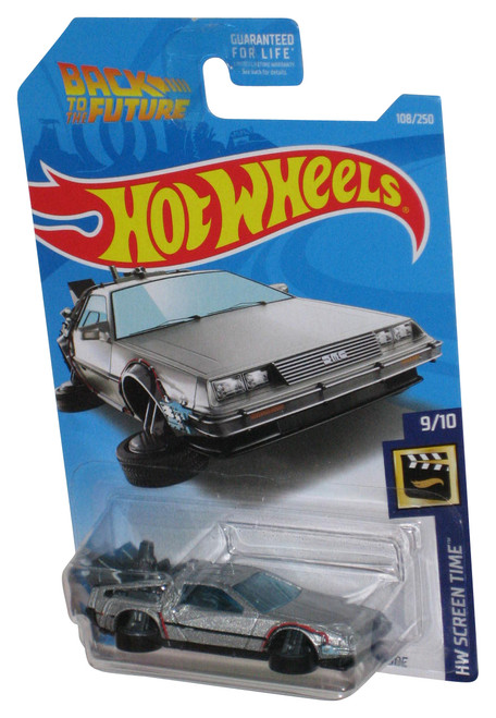 Hot Wheels Back To The Future (2017) Time Machine Hover Mode HW Screen Time 9/10 Toy Car 108/250