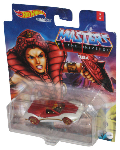 Hot Wheels Masters of The Universe Teela (2020) White & Red Character Cars Toy Car 5/5